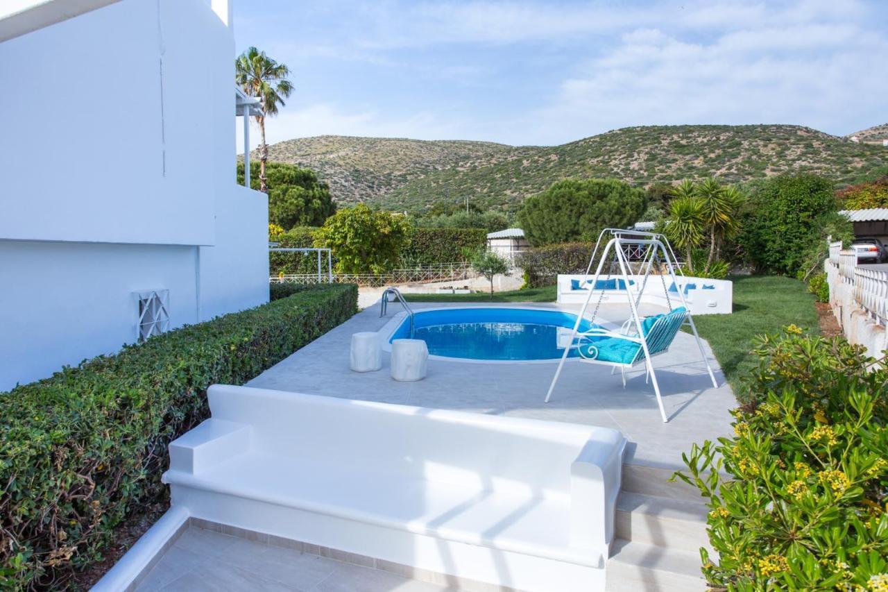 Villa Sarwnisland Lagonisi Esterno foto